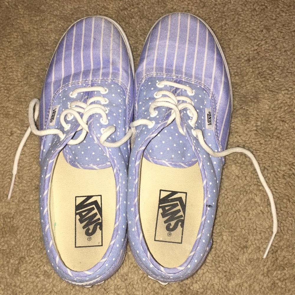 Good condition Blue Vans!